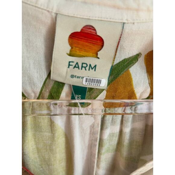 B39 Farm Rio Spring Forest Jumpsuit Womens XS Boho Tropical Vacation Resort - Picture 7 of 7